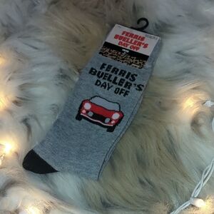 Ferris Bueller's Day Off Gray Socks